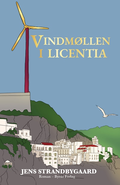Vindmøllen i Licentia – omslag til lydbogen af Jens Strandbygaard