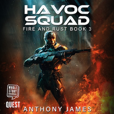 Havoc Squad – omslag til lydbogen af Anthony James