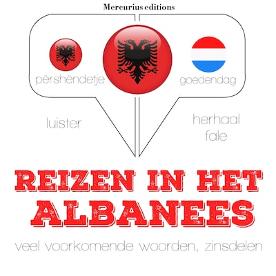 Reizen in het Albanees – omslag van het luisterboek van JM Gardner