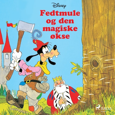 Fedtmule og den magiske økse – omslag til lydbogen af Disney