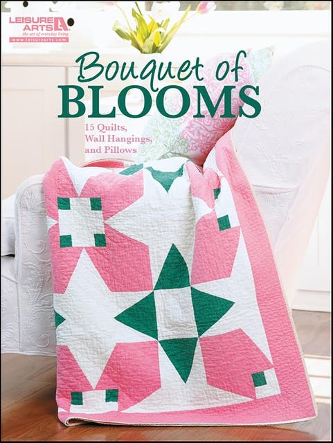 Bouquet of Blooms Quilt – omslag til lydbogen af Leisure Arts