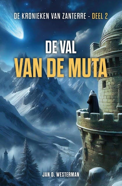 De val van de muta – omslag van het luisterboek van Jan D. Westerman