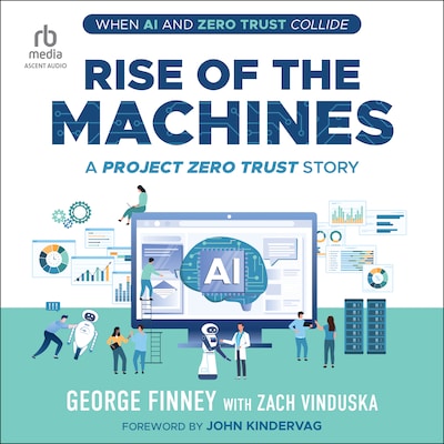 Rise of the Machines – omslag til lydbogen af George Finney