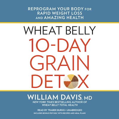 Wheat Belly 10-Day Grain Detox – omslag til lydbogen af William Davis