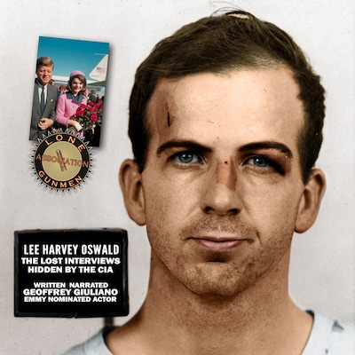 Lee Harvey Oswald The Lost Interviews – omslag til lydbogen af Geoffrey Giuliano