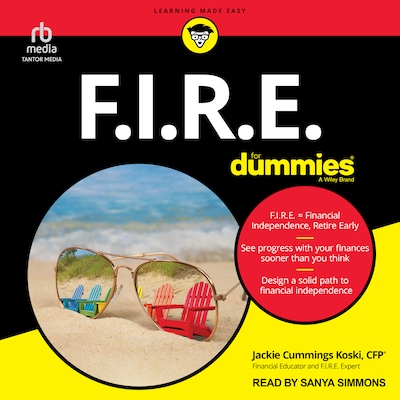 FIRE For Dummies – omslag til lydbogen af Jackie Cummings Koski