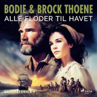 Alle floder til havet – omslag til lydbogen af Bodie Thoene, Bodie & Brock Thoene
