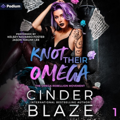 Knot Their Omega – omslag til lydbogen af Cinder Blaze