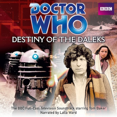 Doctor Who: Destiny Of The Daleks – omslag til lydbogen af Terry Nation