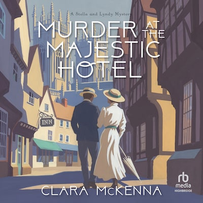Murder At The Majestic Hotel – omslag til lydbogen af Clara McKenna