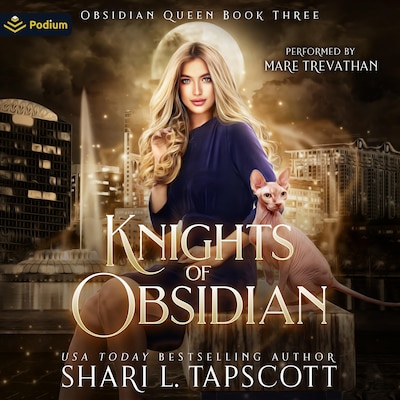Knights of Obsidian – omslag til lydbogen af Shari L. Tapscott