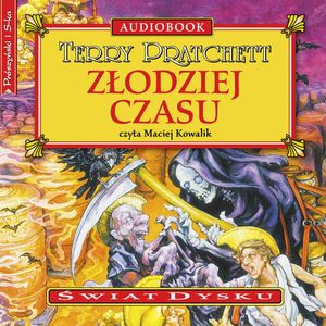 Złodziej czasu – okładka audiobooka, autor Terry Pratchett
