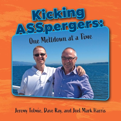 Kicking ASSpergers – omslag van het luisterboek van Jeremy Tolmie