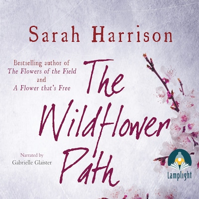 The Wildflower Path – omslag til lydbogen af Sarah Harrison