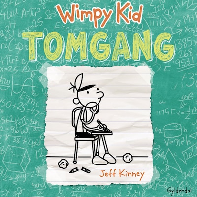 Wimpy Kid 18 - Tomgang – omslag til lydbogen af Jeff Kinney