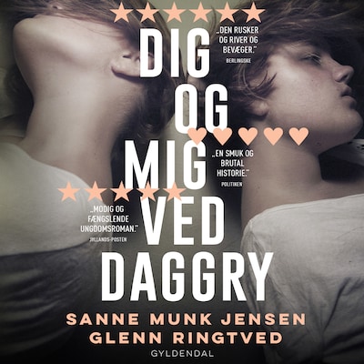 Dig og mig ved daggry – omslag til lydbogen af Sanne Munk Jensen, Glenn Ringtved