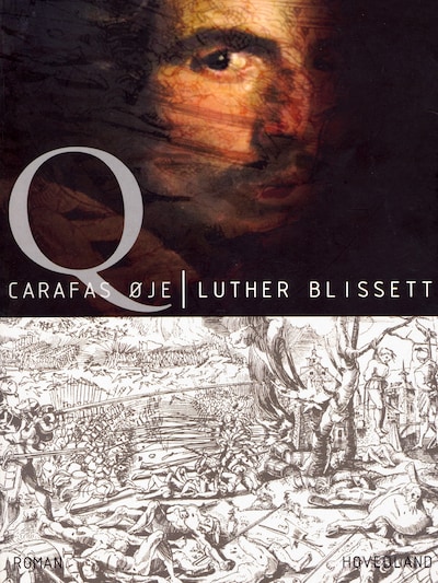 Q - Carafas øje – omslag til lydbogen af Luther Blissett