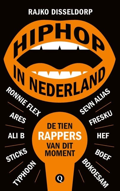 Hiphop in Nederland: De tien rappers van dit moment – omslag van het luisterboek van Rajko Disseldorp