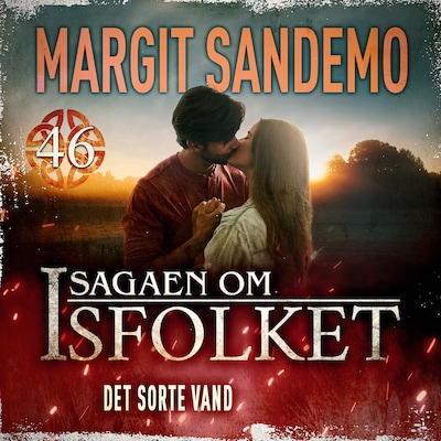 Isfolket 46 - Det sorte vand – omslag til lydbogen af Margit Sandemo