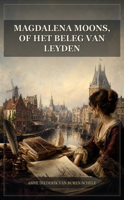 Magdalena Moons, of het Beleg van Leyden – omslag van het luisterboek van Anne Diederik Van Buren Schele