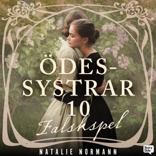 Falskspel – omslag till ljudboken av Natalie Normann