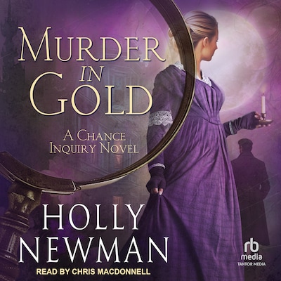 Murder in Gold – omslag til lydbogen af Holly Newman