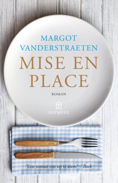 Mise en place – omslag van het luisterboek van Margot Vanderstraeten