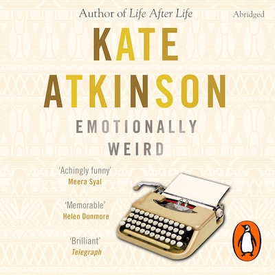 Emotionally Weird – omslag til lydbogen af Kate Atkinson
