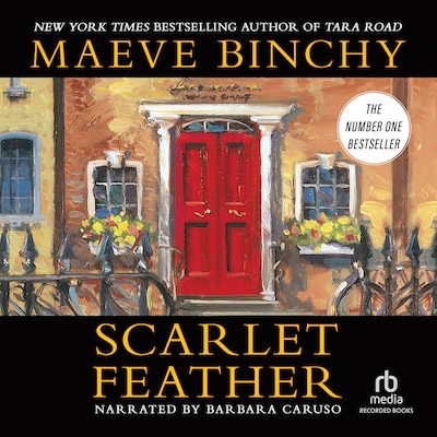 Scarlet Feather – omslag til lydbogen af Maeve Binchy