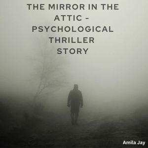 The Mirror in the Attic - Psychological Thriller Story – okładka audiobooka, autor Amila Jay