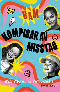 Kompisar av misstag – omslag till ljudboken av Ida Ömalm Ronvall