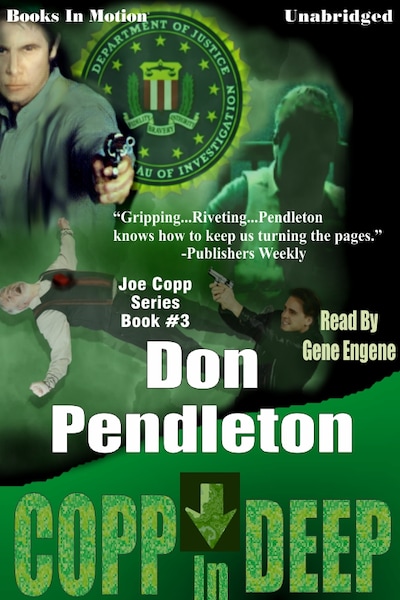 Copp in Deep – omslag til lydbogen af Don Pendleton