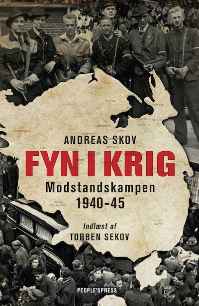 Fyn i krig – omslag til lydbogen af Andreas Skov