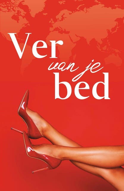 Ver van je bed – omslag van het luisterboek van Kristie Raaijmakers,Kyra Mind,Nicole Schelling,Renée Olsthoorn,Ryanne Veldkamp