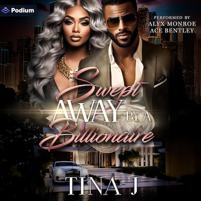 Swept Away by a Billionaire – omslag til lydbogen af Tina J
