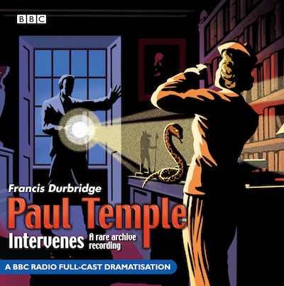 Paul Temple Intervenes – omslag til lydbogen af Francis Durbridge