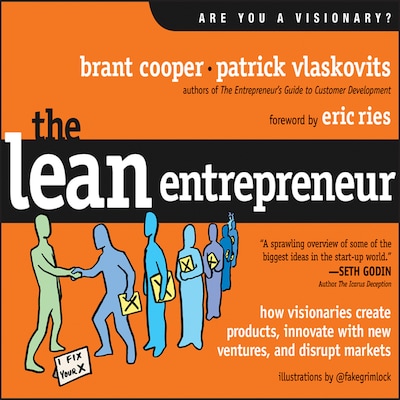 The Lean Entrepreneur – omslag til lydbogen af Brant Cooper, Patrick Vlaskovits