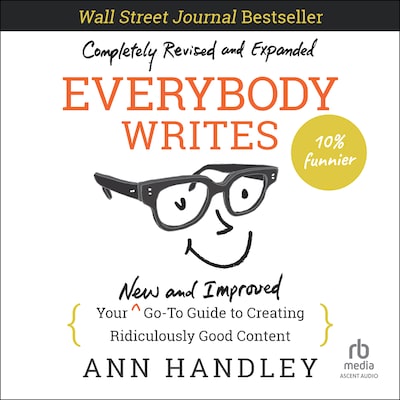 Everybody Writes – omslag til lydbogen af Ann Handley