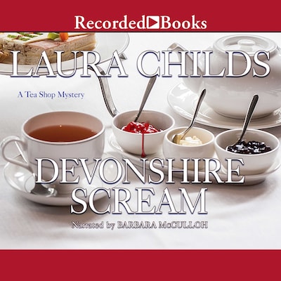 Devonshire Scream – omslag til lydbogen af Laura Childs