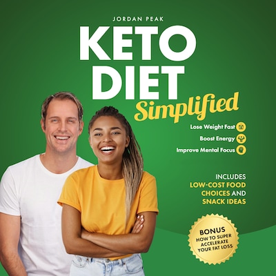 Keto Diet Simplified – omslag til lydbogen af Jordan Peak