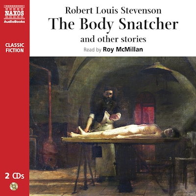 The Body Snatcher and Other Stories – omslag til lydbogen af Robert Louis Stevenson