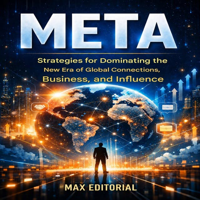 Meta: Strategies for Dominating the New Era of Global Connections, Business, and Influence – omslag til lydbogen af Max Editorial