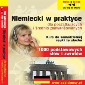 Niemiecki w praktyce dla początkujących 1000 słów i zwrotów – okładka audiobooka, autor Dorota Guzik