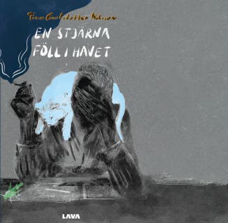 En stjärna föll i havet – omslag till ljudboken av Tina Karlsdotter Nilsson