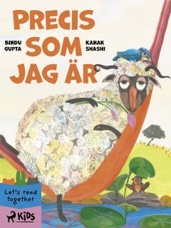 Precis som jag är – omslag till ljudboken av Bindu Gupta,Kanak Shashi