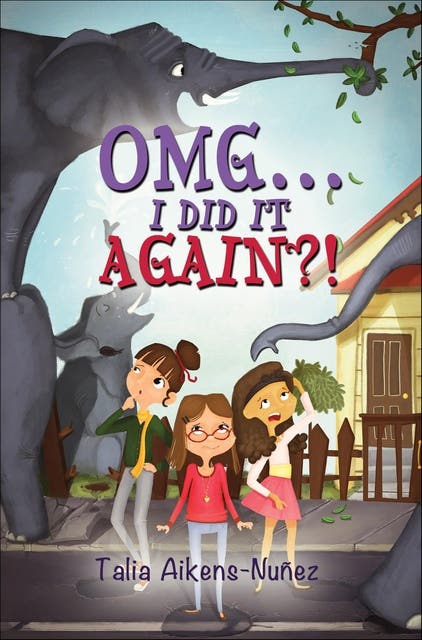 OMG . . . I Did it Again?! – omslag til lydbogen af Talia Aikens Nuñez