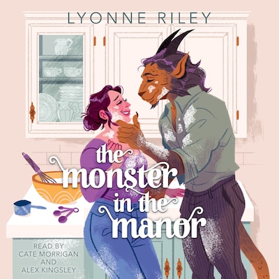 The Monster in the Manor – omslag til lydbogen af Lyonne Riley