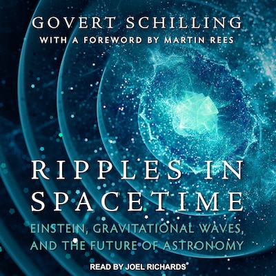 Ripples in Spacetime – omslag til lydbogen af Govert Schilling