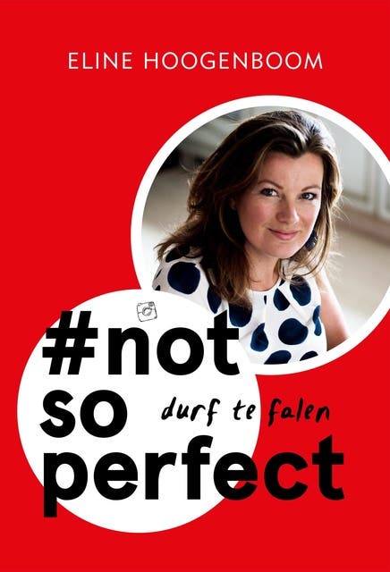 #notsoperfect: Durf te falen – omslag van het luisterboek van Eline Hoogenboom