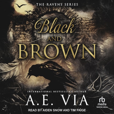 Black and Brown – omslag til lydbogen af A.E. Via